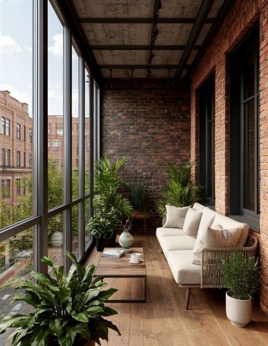 Лоджия / Балкон . Стиль Современный лофт